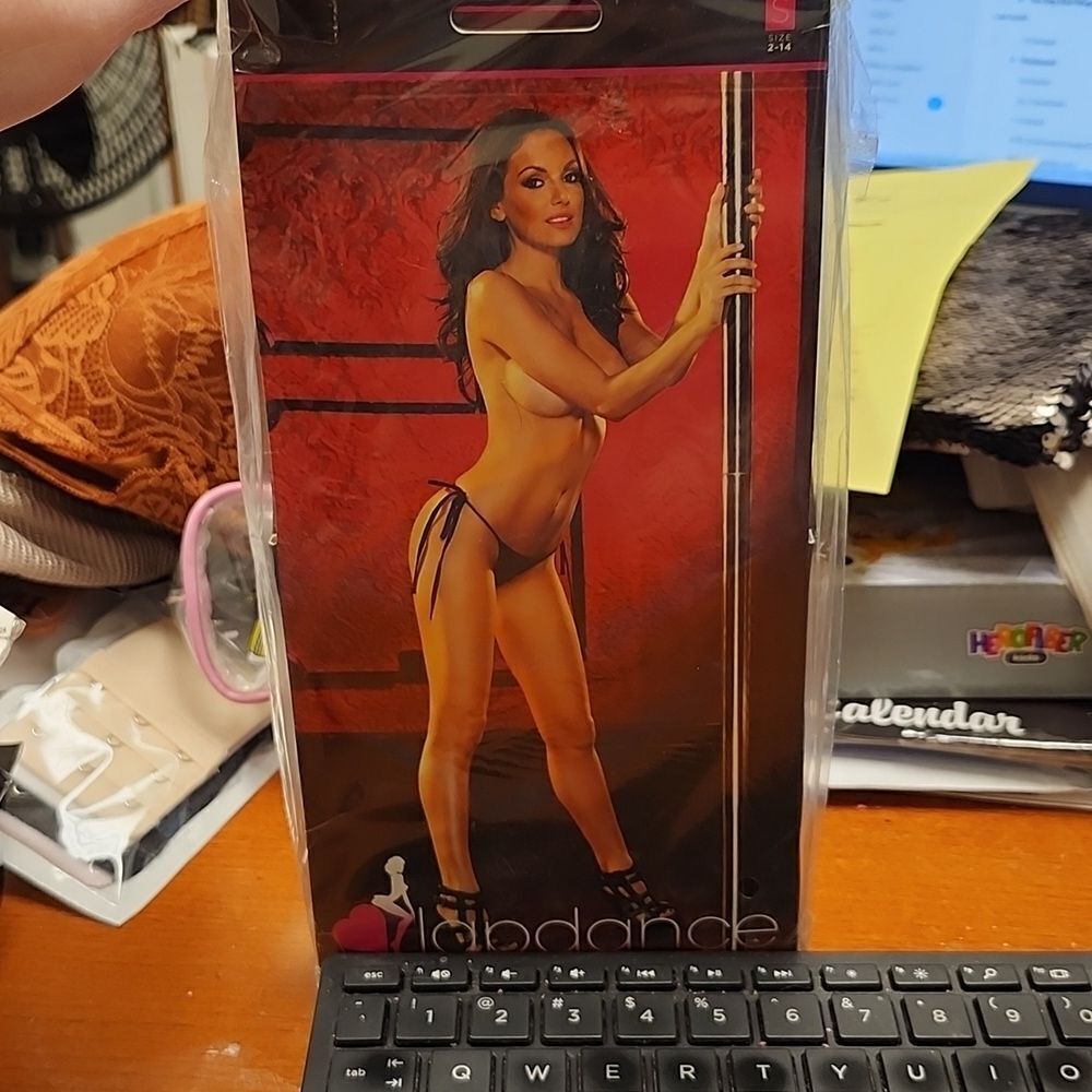 Lapdance Side Tie Thong Size OS - New